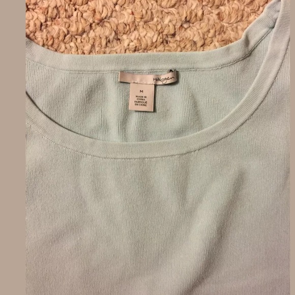 Halogen powder blue long sleeves top - Picture 4 of 5